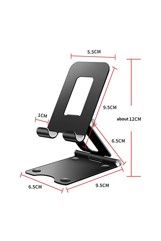 MASAÜSTÜ METAL TELEFON STAND TUTACAĞI (5042)