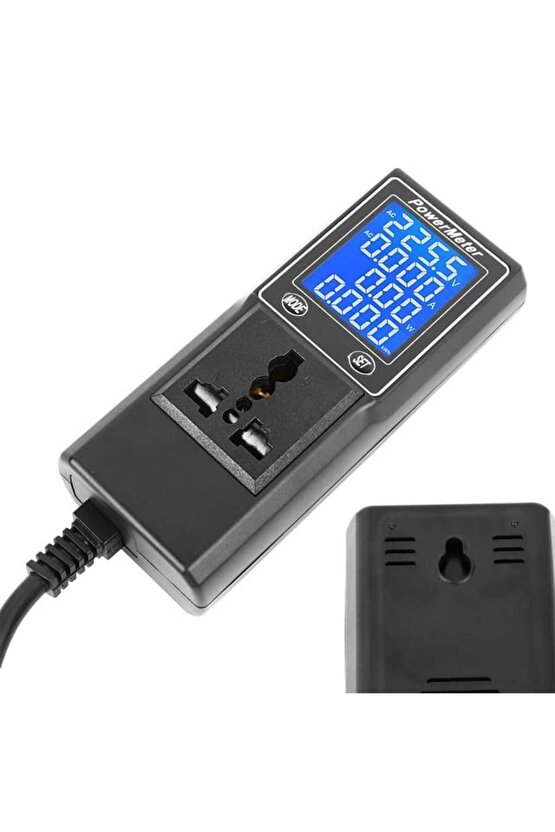 Volt Amper Watt HZ Güç Ölçer Dijital Ekranlı (Powermeter) (784)