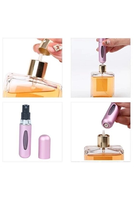 Winta- Parfüm Şişesinden Dolabilir Yedek Cep Parfüm Şişesi Aparatı