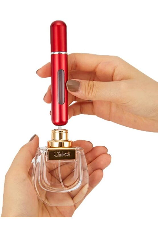 Şişesinden Dolabilir Yedek Cep Parfüm Şişesi Aparatı Yeni Desen 440583