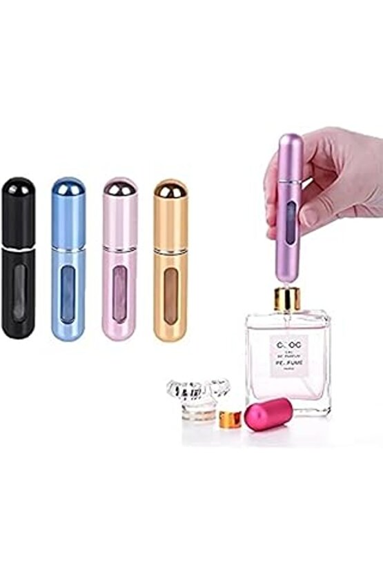 Safestore Parfüm Şişesinden Dollabilir Çanta Içi Mini Cep Parfüm Şişesi 5 Ml