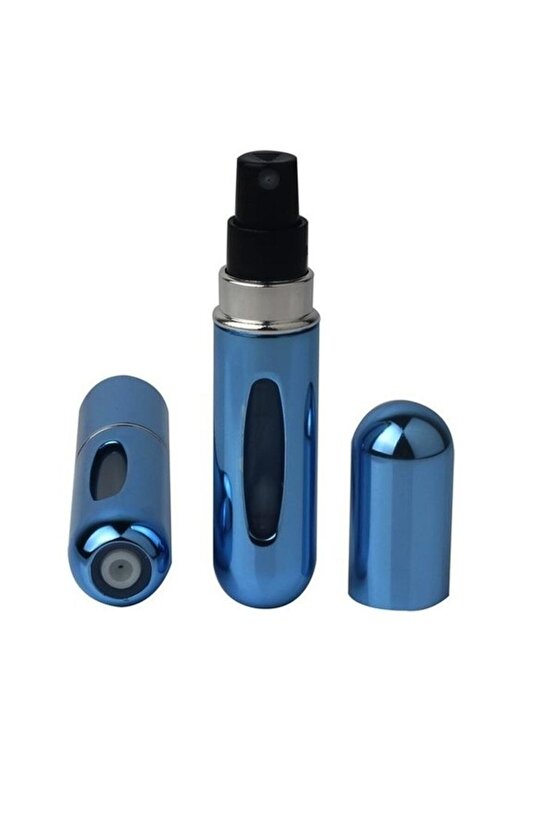 Parfüm Şişesinden Doldurulabilir Cep Parfüm Şişesi 5ml Yedek Parfüm Şişesi Lacivert