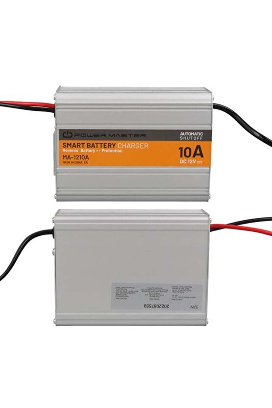 12 Volt - 10 Amper Akıllı Hızlı Akü Şarj Cihazı Analog Amper Göstergeli MA-1210A (4989)