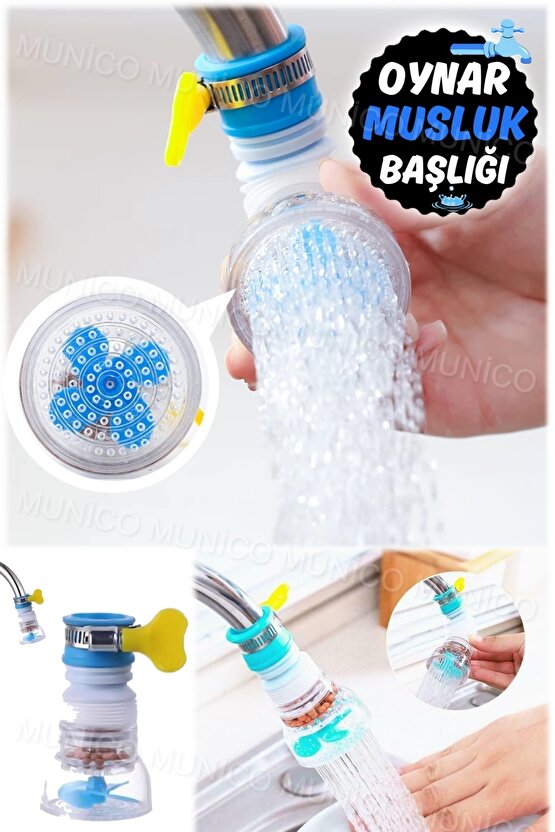 Musluklarınızda Geliştirilmiş Su Akışı: Municonun Ayarlanabilir Musluk Filtresi ile Yüksek Kaliteli