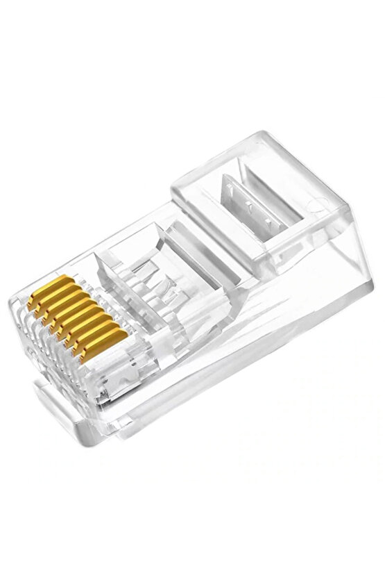 POWERMASTER PM-18439 EZ RJ45 CAT5CAT6 AÇIK UÇLU SOKET 8P8C ELEKTROMER (100LÜK PAKET)