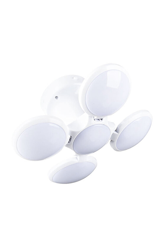 613461 ShopZum PR-2038 SOLAR PANELLİ ŞARJLI ÇİFT BATARYALI 5Lİ KATLANABİLİR ACİL DURUM KAMP LAMBA