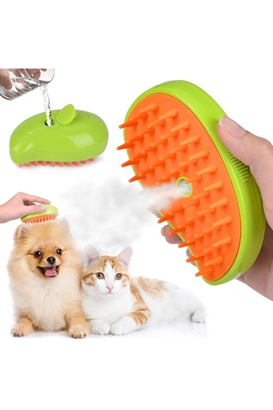 Şarjlı Soğuk Buharlı Kedi Köpek Fırçası Tarağı