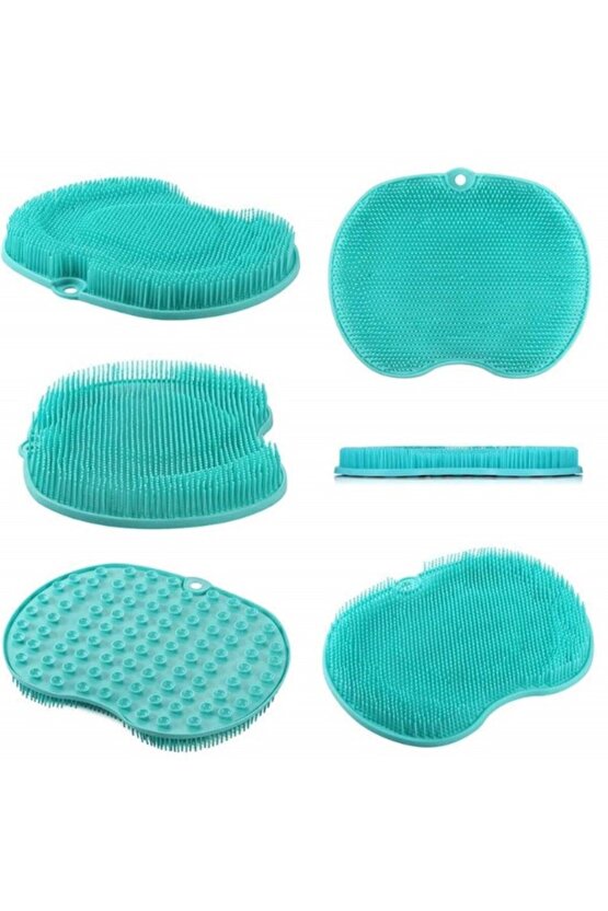 Vantuzlu Banyo Sırt Fırçası ve Masaj Matı