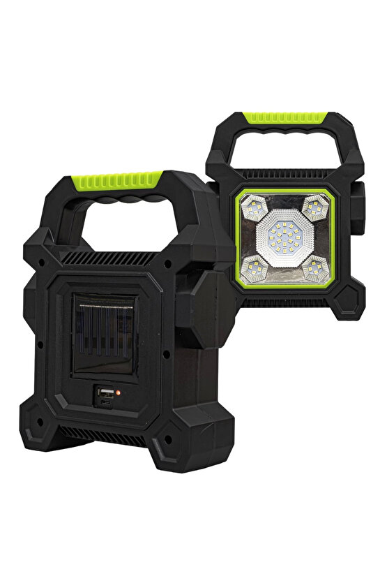 Mullkrg Krg01 Jy-258C 3 Kademeli Şarjlı Çok Fonksiyonlu Solar Işıldak Om-17 (Muul)