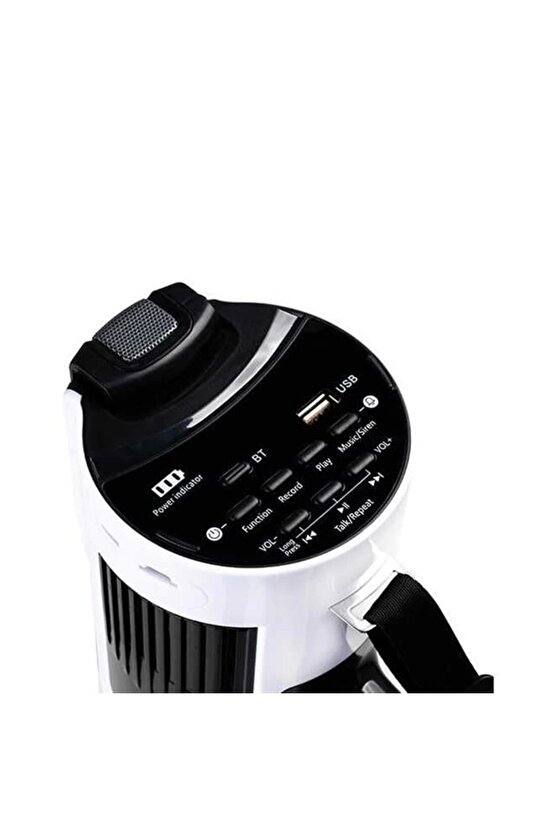 Westa WM-90PU Type-C 100 Watt Mayk Mikrofonlu USB-TF-Bluetooth Megafon