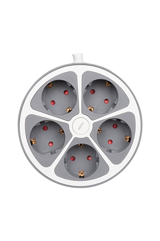 5Lİ ANAHTARLI 1.5 METRE GRUP PRİZ VE-G605Y (5273)