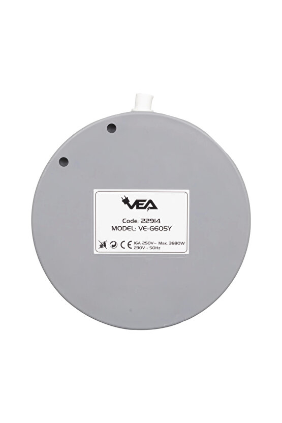 Vea Ve-g605y 5li Anahtarlı 1.5 Metre Grup Priz