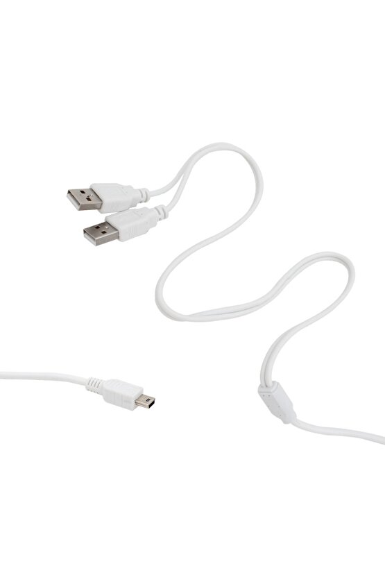 1.5 Metre USB 2.0 Çift Erkek – Mini USB 5 Pin V3 Veri ve Güç Kablosu