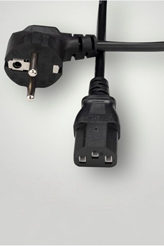 3 Metre 3x0.75 mm Power Güç Kablosu Dayanıklı Enerji Bağlantısı