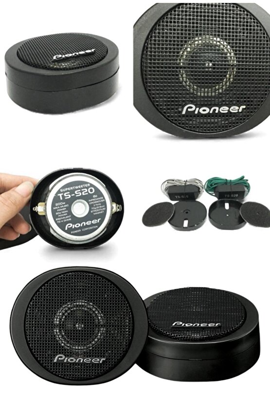 34 20mm 200 Watt Hard Dome Süper Tweeter – Tiz Hoparlör (2’li Takım)