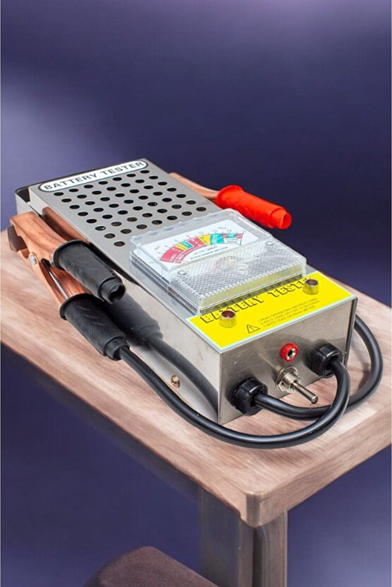 1 Volt - 16 Volt - 125 Amper Profesyonel Analog Akü Test Cihazı | Güçlü ve Hassas Akü Ölçüm Aleti