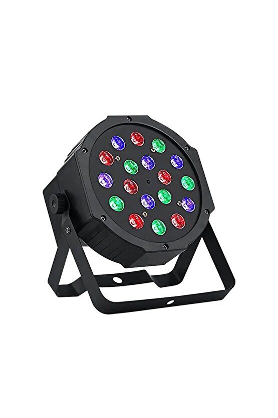 1W 18’li LED PAR Işık – Sahne ve DJ Aydınlatması(açıklama oku )