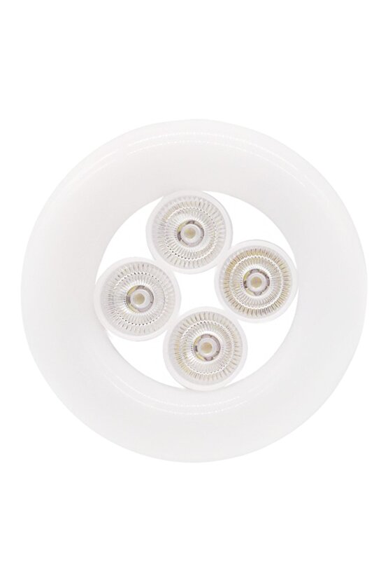 E27 48W Beyaz 4 Kanatlı UFO LED Lamba – Yüksek Işık Gücüyle Aydınlatma