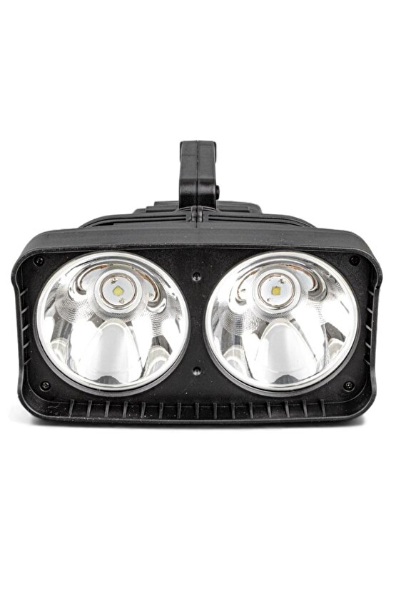 Süper Parlak Şarjlı ve Pilli El Feneri | Battal Boy, 4 Farklı Işık Modu, Güçlü Aydınlatma