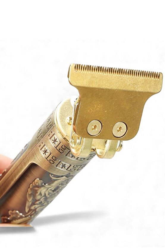 Şarjlı Saç Sakal Tıraş Makinesi | Kablosuz, Paslanmaz Çelik Bıçaklı, Ergonomik Tasarım