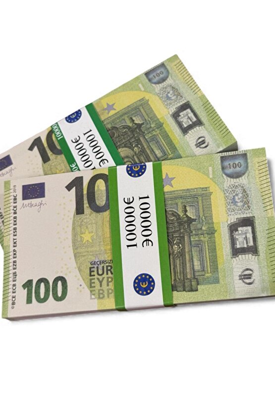 2 Deste 100 € Sahne Parası – Film, Fotoğraf, Düğün Atma, Koleksiyon ve Dekor İçin Prop Money