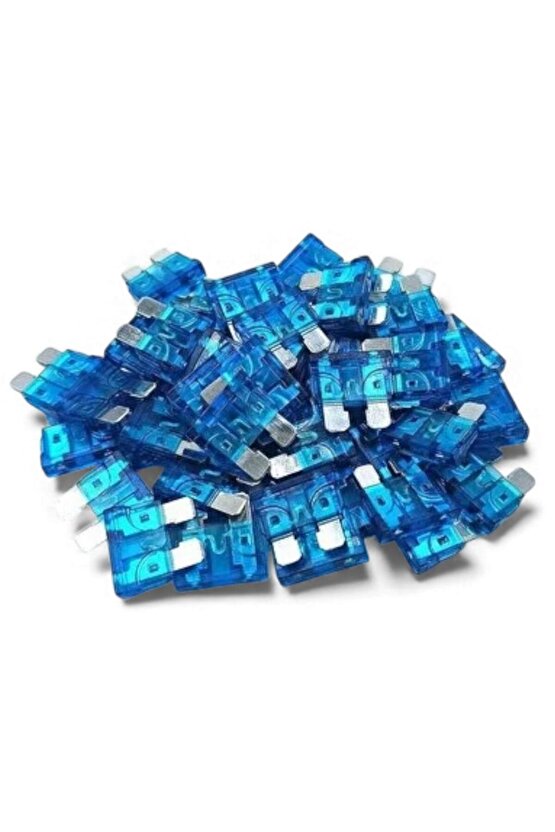 100 ADET Oto, Motosiklet ve Scooter İçin 15 Amper Bıçaklı Sigorta – Kısa Devre Güvenlik Koruması