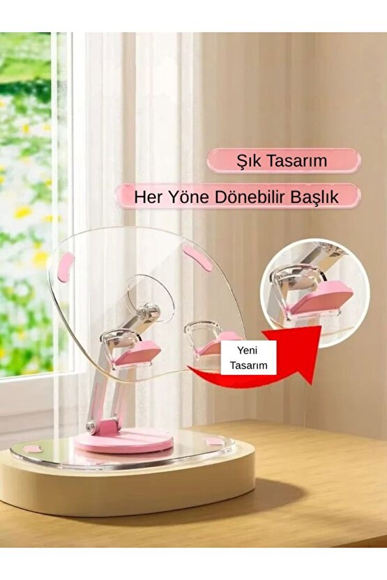 iPad ve Tablet Uyumlu 360° Dönebilen Telefon Standı – Masaüstü Tutucu Aparat