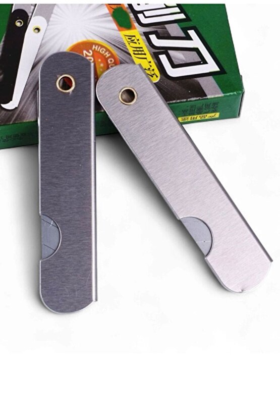 1 adet Paslanmaz Çelik Maket Bıçağı – Keskin ve Dayanıklı Kullanım