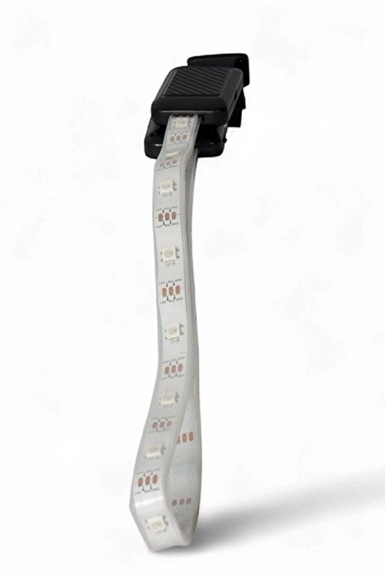 Bisikletçiler İçin LED’li Güvenlik Kemeri | Ayarlanabilir Gece Sürüşü Işıklı Reflektör Kemer