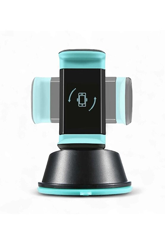 360° Döner Vantuzlu Araç İçi Telefon Tutucu | Ayarlanabilir ve Sabitlenebilir Telefon Aparatı
