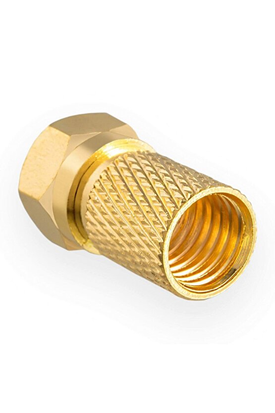F Konnektör Gold Altın 10 Adet