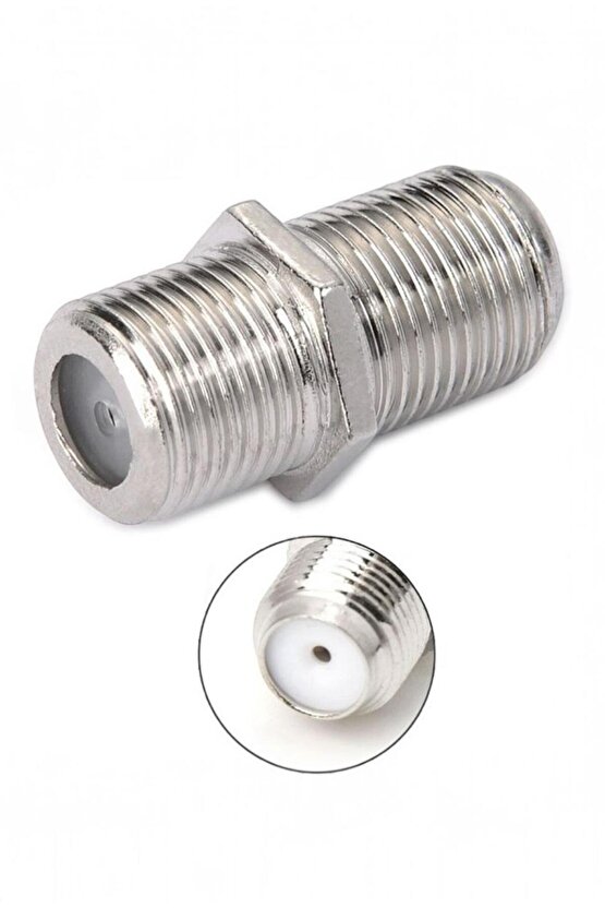 F Dişi Dişi Konnektör - F Ara Konnektör Uzatma 5 Adet