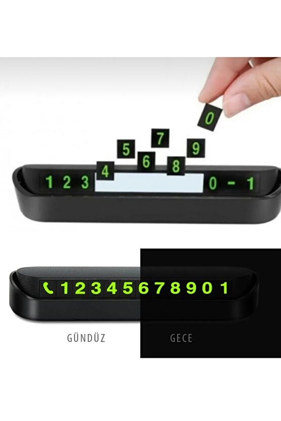 Fosforlu Otomobil Park Numaratörü Aç Kapa Numaratör Telefon Numarası Araba Parktel Numaralık