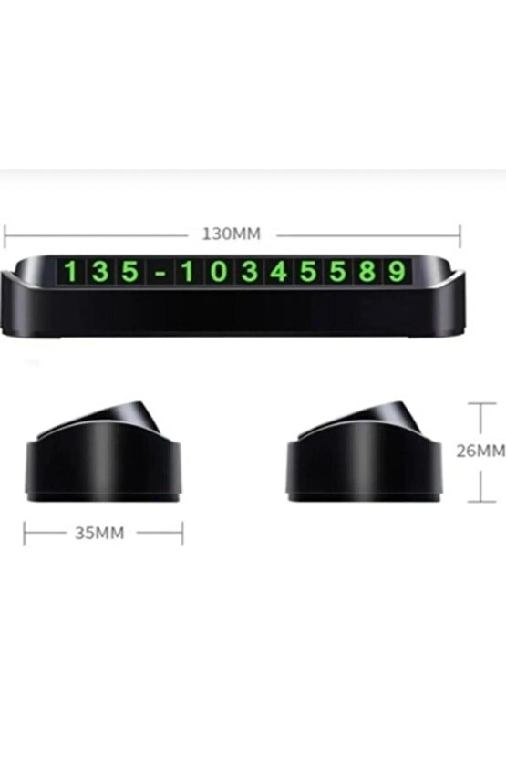 Fosforlu Otomobil Park Numaratörü Aç Kapa Numaratör Telefon Numarası Araba Parktel Numaralık