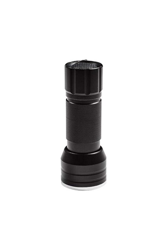 M3LFS- pm-6351 uv işinli 21 ledli 10 cm metal kasa pilli el feneri