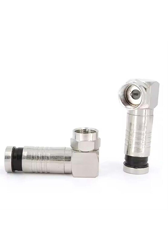 Nova Sıkmalı RG6U6 L Tipi Çevirmeli F Konnektör Özellikleri