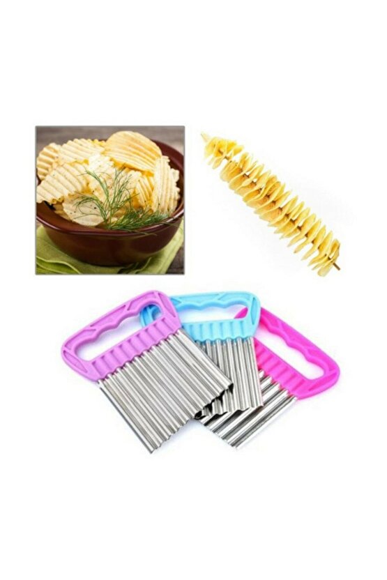 Şekilli Patates Cips Şeklinde Dilimleyici