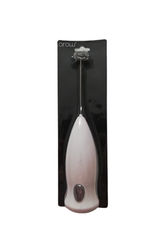 Mini Mikser Kahve Süt Köpürtücü Karıştırıcı Cappucino Mixer Pilli Çırpıcı Siyah