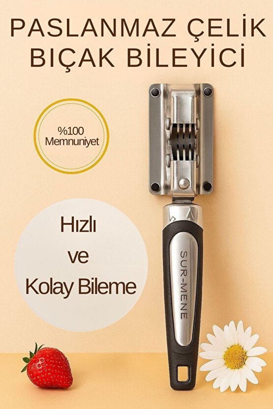Paslanmaz Çelik Bıçak Bileyici – Hızlı ve Kolay Bileme Aparatı