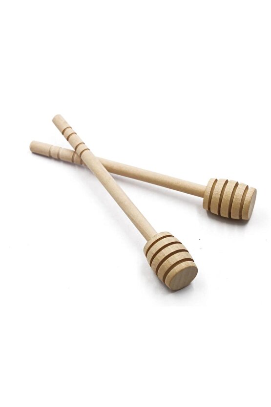 Bambu Bal Kaşığı Petek Model İkili Set