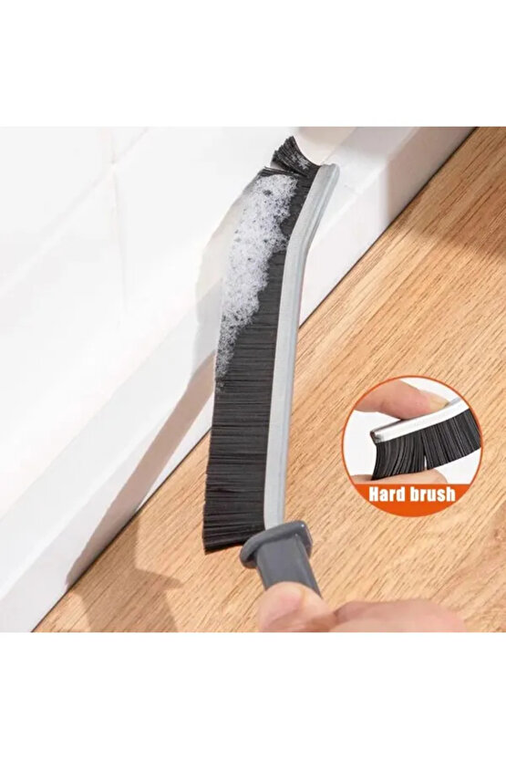 3 Adet Dayanıklı Sert Kıllı Çok Amaçlı İnce Temizlik Fırçası Derz Banyo Mutfak Lavabo Detay Temizlik