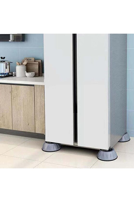 Çamaşır Makinesi Titreşim Önleyici Kaydırmaz Vantuzlu Stoper Set 4 Adet