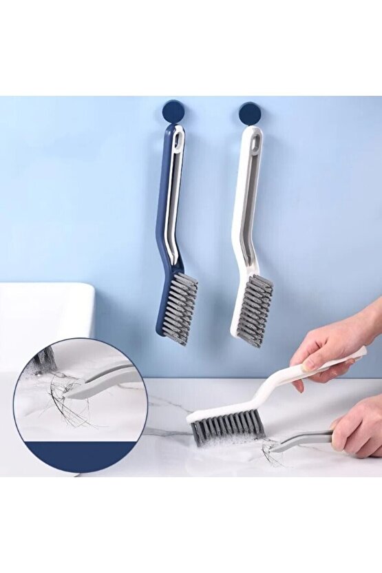 1 Adet Çok Fonksiyonlu Cımbızlı Derz, Banyo, Oluk, Mutfak Temizlik Fırçası