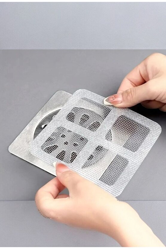 1 ADET Banyo ve Mutfak İçin Böcek Engelleyici Yapışkanlı Lavabo Gider Saç ve Kir Tutucu