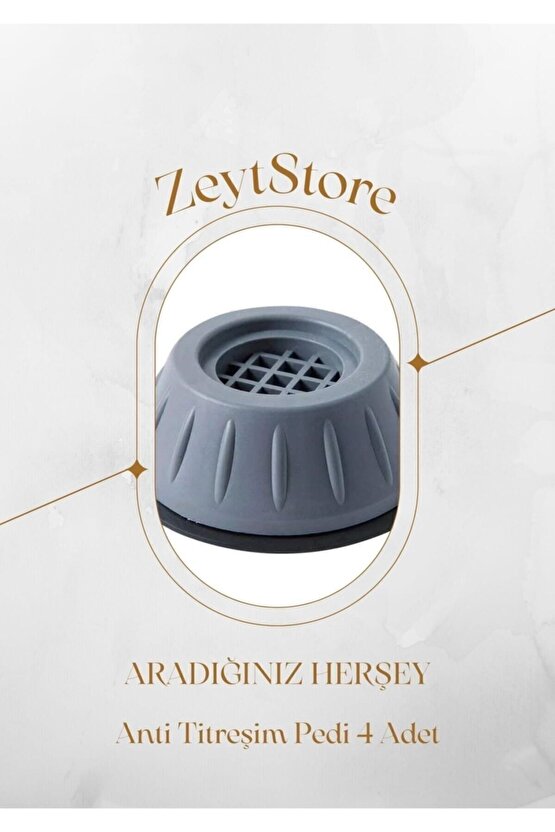 12 Adet Çamaşır Makinesi ve Buzdolabı Titreşim Önleyici Ayak Stoperi – Kaymaz ve Ses Yalıtımlı