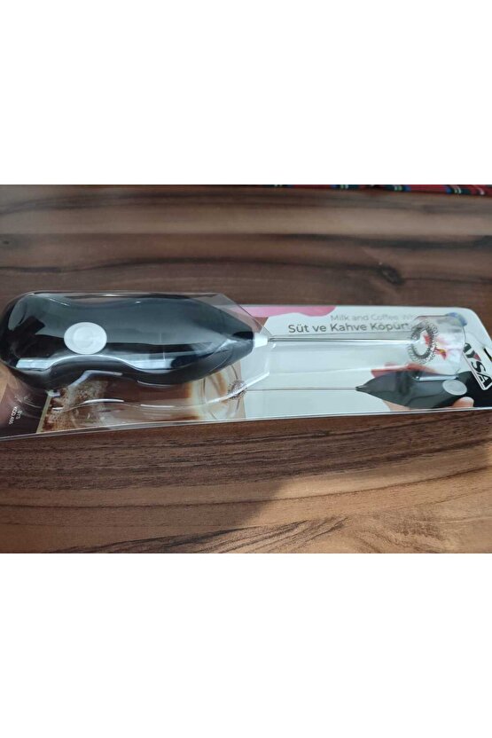 Plaova Çelik Uçlu Pilli Kahve Sos Krema Mama Süt Köpürtücü Yumurta Çırpıcı Mini Mikser