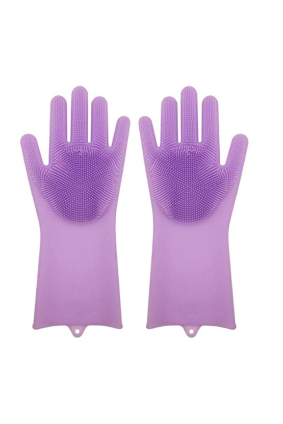 Sihirli Eldiven Çok Amaçlı Isıya Dayanıklı Silikon Bulaşık Banyo