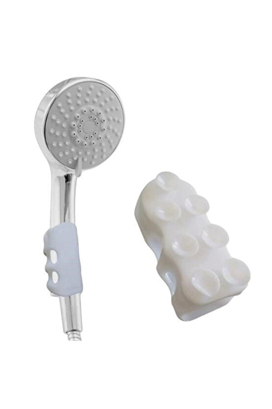 Banyo Duş Başlığı Tutucu Silikon Güçlü Vantuz Vakum Aparatı
