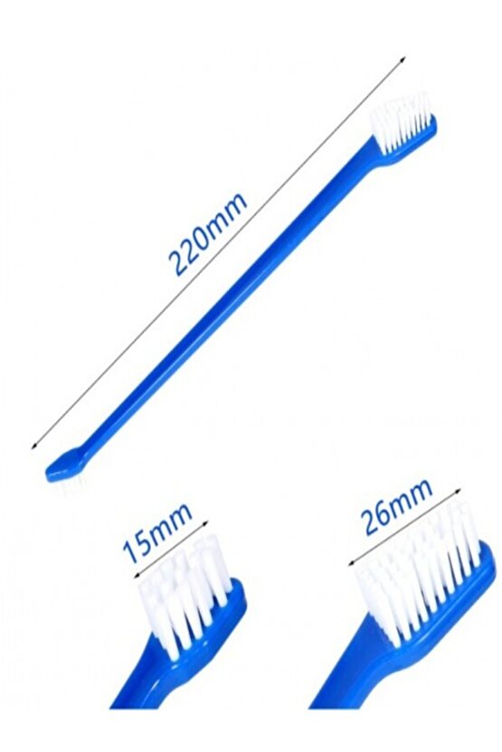 Çift Taraflı Hayvan Diş Fırçası 4 lü set