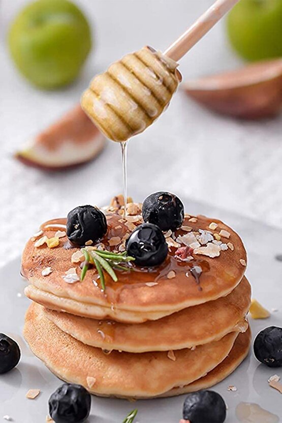 2 Li Ahşap Bal Kaşığı | El Yapımı Bal Çubuğu